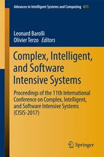 Complex, Intelligent, and Software Intensive Systems