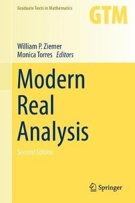 Modern Real Analysis - William P. Ziemer - cover