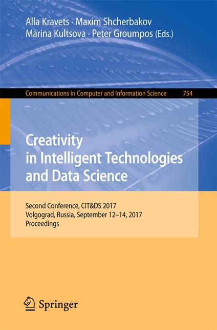 Creativity in Intelligent Technologies and Data Science