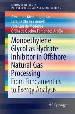 Monoethylene Glycol as Hydrate Inhibitor in Offshore Natural Gas Processing: From Fundamentals to Exergy Analysis - Alexandre Mendonca Teixeira,Lara de Oliveira Arinelli,Jose Luiz De Medeiros - cover