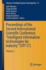 Proceedings of the Second International Scientific Conference “Intelligent Information Technologies for Industry” (IITI’17): Volume 2