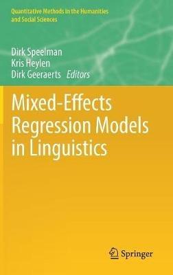 Mixed-Effects Regression Models in Linguistics - cover