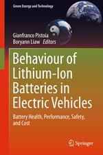 Behaviour of Lithium-Ion Batteries in Electric Vehicles