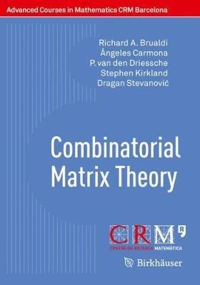 Combinatorial Matrix Theory - Richard A. Brualdi,Ángeles Carmona,P. van den Driessche - cover