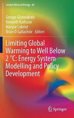 Limiting Global Warming to Well Below 2 °C: Energy System Modelling and Policy Development - cover