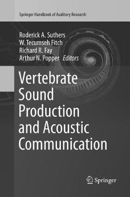 Vertebrate Sound Production and Acoustic Communication - cover