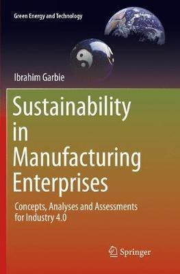 Sustainability in Manufacturing Enterprises: Concepts, Analyses and Assessments for Industry 4.0 - Ibrahim Garbie - cover