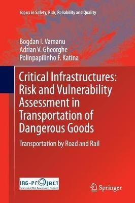 Critical Infrastructures: Risk and Vulnerability Assessment in Transportation of Dangerous Goods: Transportation by Road and Rail - Bogdan I. Vamanu,Adrian V. Gheorghe,Polinpapilinho F. Katina - cover