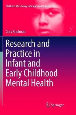 Research and Practice in Infant and Early Childhood Mental Health - Cory Shulman - cover
