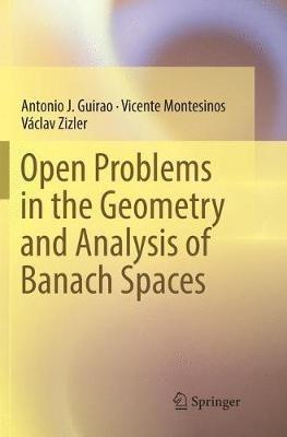 Open Problems in the Geometry and Analysis of Banach Spaces - Antonio J. Guirao,Vicente Montesinos,Václav Zizler - cover