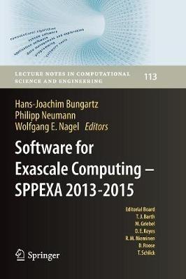 Software for Exascale Computing - SPPEXA 2013-2015 - cover