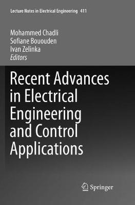 Recent Advances in Electrical Engineering and Control Applications - cover