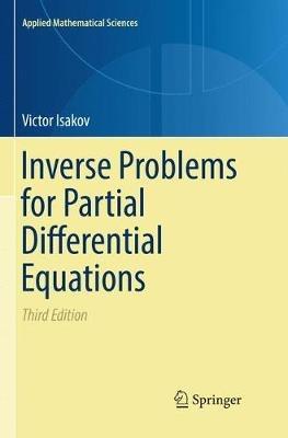 Inverse Problems for Partial Differential Equations - Victor Isakov - cover