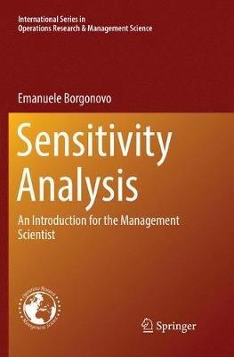 Sensitivity Analysis: An Introduction for the Management Scientist - Emanuele Borgonovo - cover
