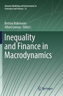 Inequality and Finance in Macrodynamics - cover