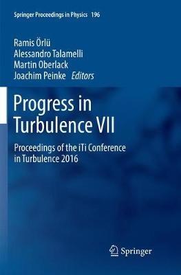 Progress in Turbulence VII: Proceedings of the iTi Conference in Turbulence 2016 - cover