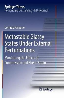 Metastable Glassy States Under External Perturbations: Monitoring the Effects of Compression and Shear-strain - Corrado Rainone - cover