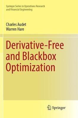 Derivative-Free and Blackbox Optimization - Charles Audet,Warren Hare - cover