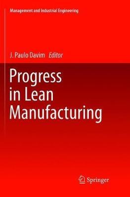 Progress in Lean Manufacturing - cover