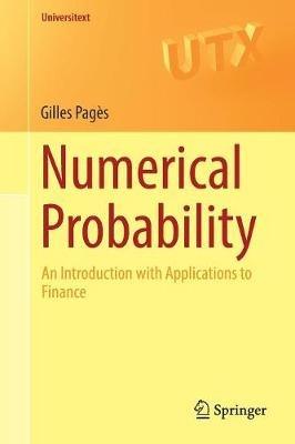 Numerical Probability: An Introduction with Applications to Finance - Gilles Pagès - cover