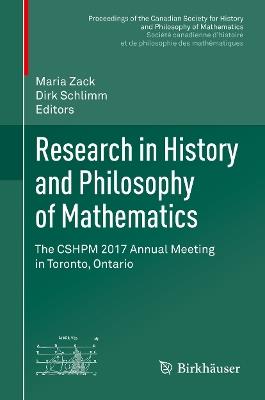 Research in History and Philosophy of Mathematics: The CSHPM 2017 Annual Meeting in Toronto, Ontario - cover