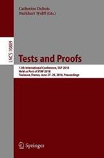 Tests and Proofs: 12th International Conference, TAP 2018, Held as Part of STAF 2018, Toulouse, France, June 27-29, 2018, Proceedings