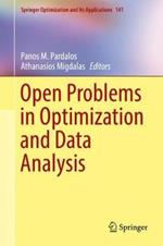 Open Problems in Optimization and Data Analysis