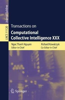 Transactions on Computational Collective Intelligence XXX - cover