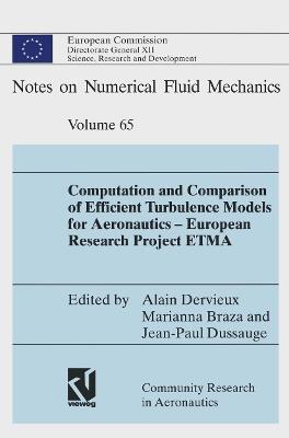 Computation and Comparison of Efficient Turbulence Models for Aeronautics — European Research Project ETMA - cover