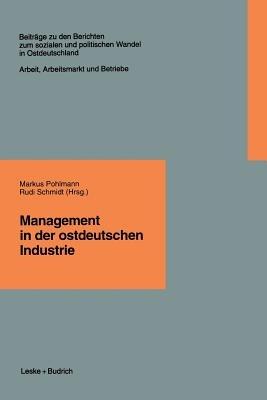 Management in der ostdeutschen Industrie - cover