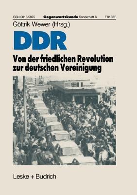 DDR — Von der friedlichen Revolution zur deutschen Vereinigung - cover
