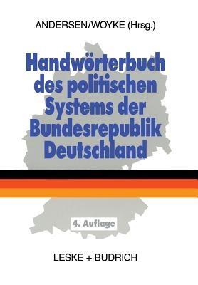 Handwörterbuch des politischen Systems der Bundesrepublik Deutschland - cover