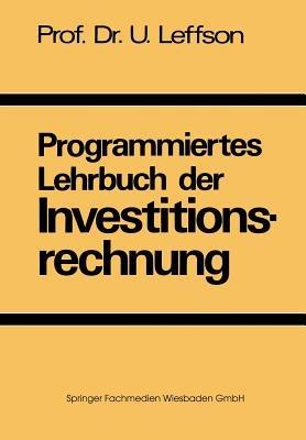 Programmiertes Lehrbuch der Investitionsrechnung - cover