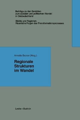 Regionale Strukturen im Wandel - cover