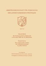 Der Strukturwandel der Mathematik in der ersten Hälfte des 20. Jahrhunderts. Eine mathematische Analyse der Luftdruckverteilungen in großen Gebieten