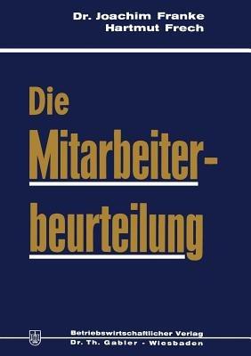 Die Mitarbeiterbeurteilung - Joachim Franke - cover