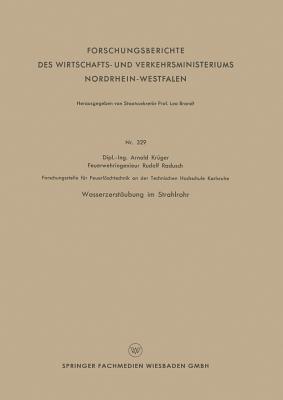 Wasserzerstäubung im Strahlrohr - Arnold Krüger - cover