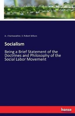 Socialism: Being a Brief Statement of the Doctrines and Philosophy of the Social Labor Movement - A J Starkweather,S Robert Wilson - cover