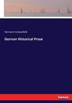 German Historical Prose
