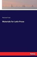 Materials for Latin Prose