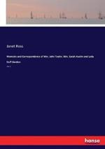 Memoirs and Correspondence of Mrs. John Taylor, Mrs. Sarah Austin and Lady Duff Gordon: Vol. 2