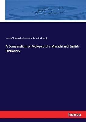 A Compendium of Molesworth's Marathi and English Dictionary - James Thomas Molesworth,Baba Padmanji - cover