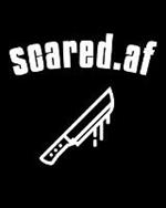 Scared.af: Sketchbook For Drawing 200 Sheets - 5 Year Anniversary Gift For Wife - Paperback Sketch Pages How To Draw Horror Movie Characters - True Crime Notebook & Sketch Book