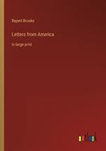 Letters from America: in large print