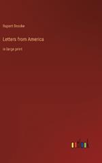 Letters from America: in large print