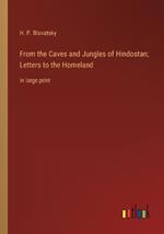 From the Caves and Jungles of Hindostan; Letters to the Homeland: in large print