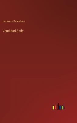 Vendidad Sade - Hermann Brockhaus - cover