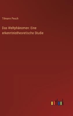 Das Weltphänomen: Eine erkenntnistheoretische Studie - Tilmann Pesch - cover
