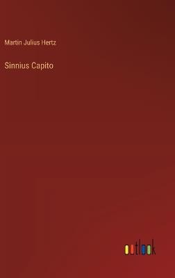 Sinnius Capito - Martin Julius Hertz - cover