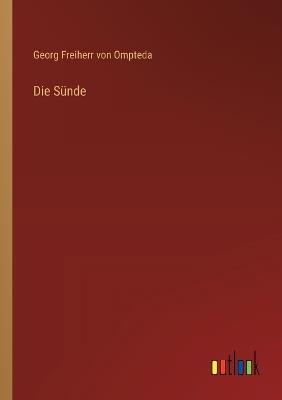 Die Sünde - Georg Freiherr Von Ompteda - cover